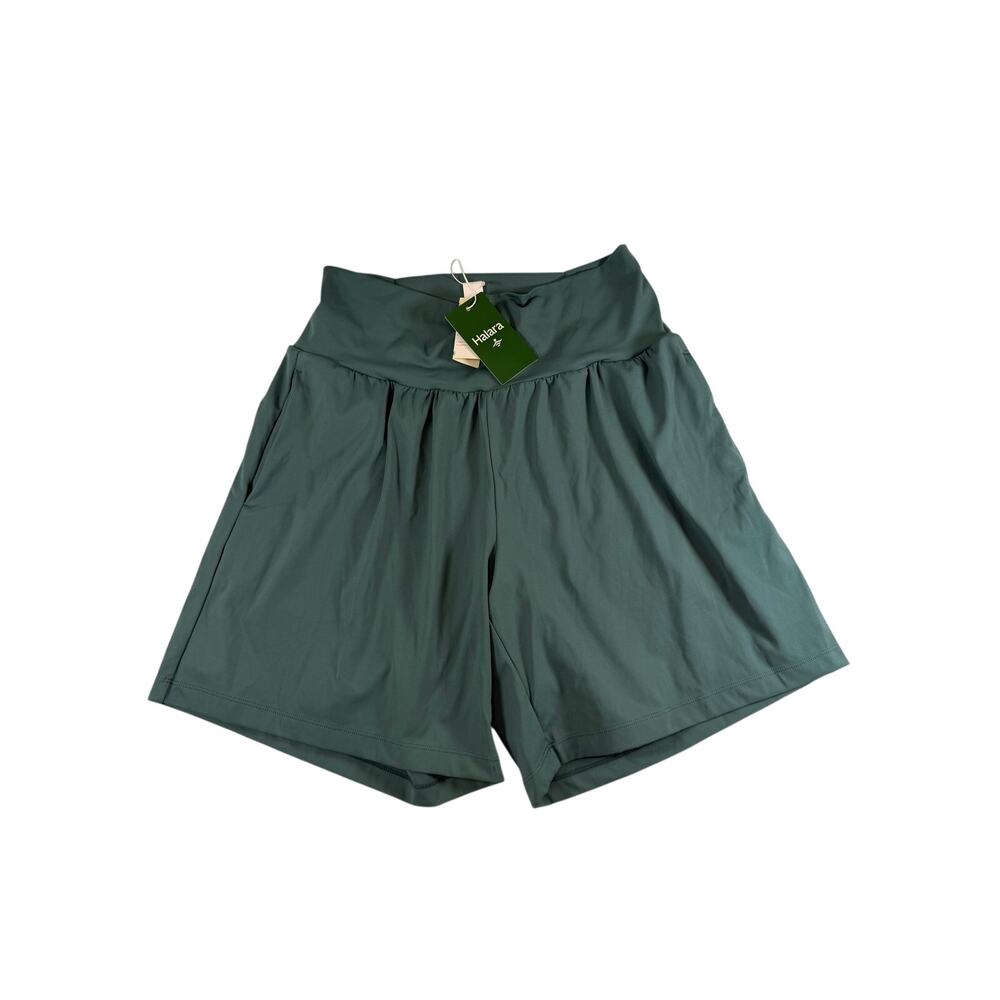 Halara SoftlyZero™ Airy Athletic Shorts 7” Inseam Women’s Size Large- Blue Pine